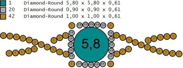 Woman Solitaire Ring 1087 3D print model_8