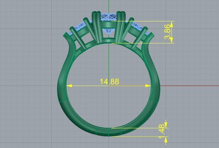 Ring Graff Model 3920 3D print model_5