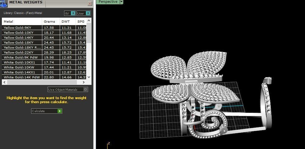 Butterfly ring with movable wings Model 3916 3D print model_10