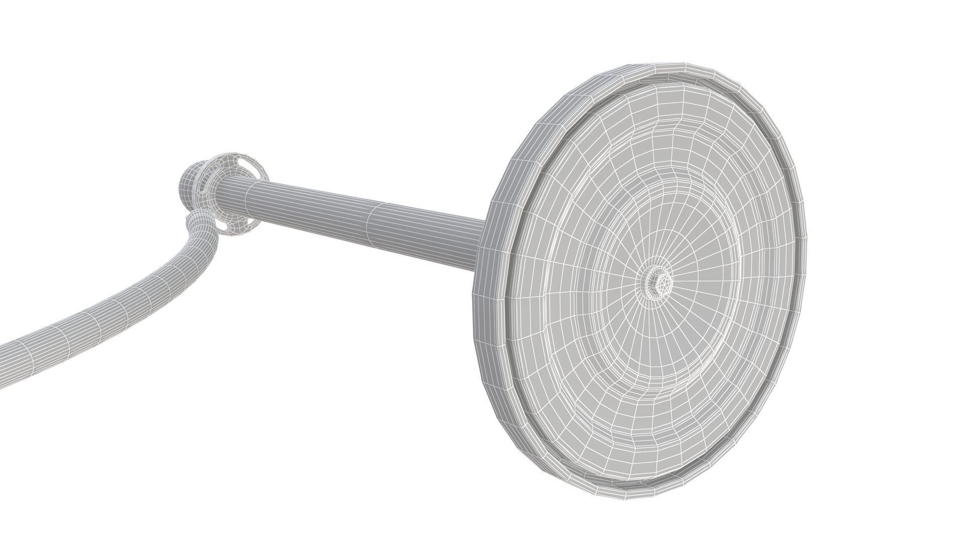 Red carpet Silver Stanchion 3D model_24