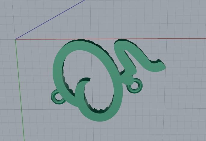 Pendant Or Model 3911 3D print model_4