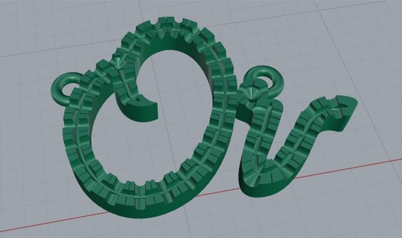 Pendant Or Model 3911 3D print model_2