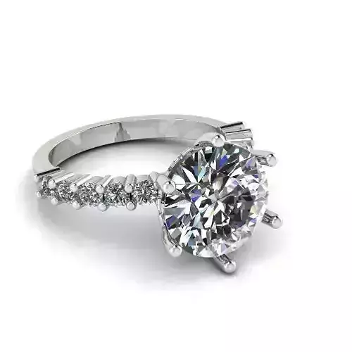 Engagement halo rings Model 3909