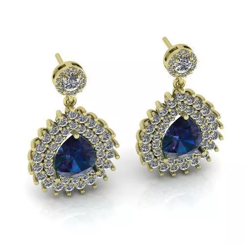 Earrings Puset Model 3901 3D print model