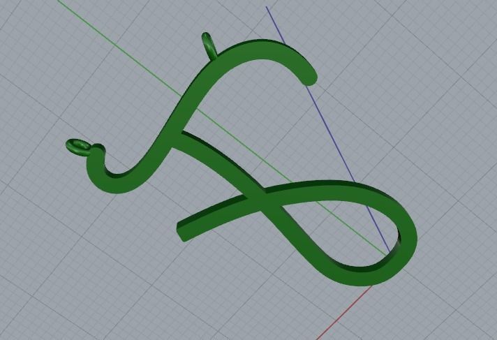 Pendant Model 3894 3D print model_4