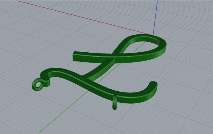 Pendant Model 3894 3D print model_3