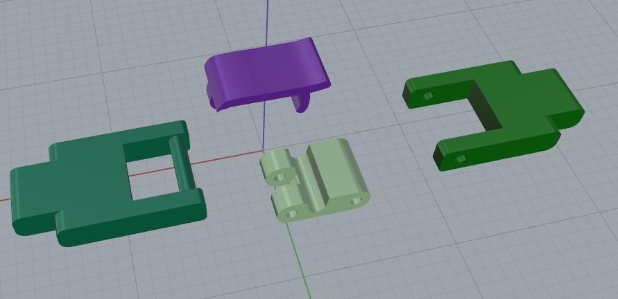 Bracelet lock Model 3886 3D print model_2