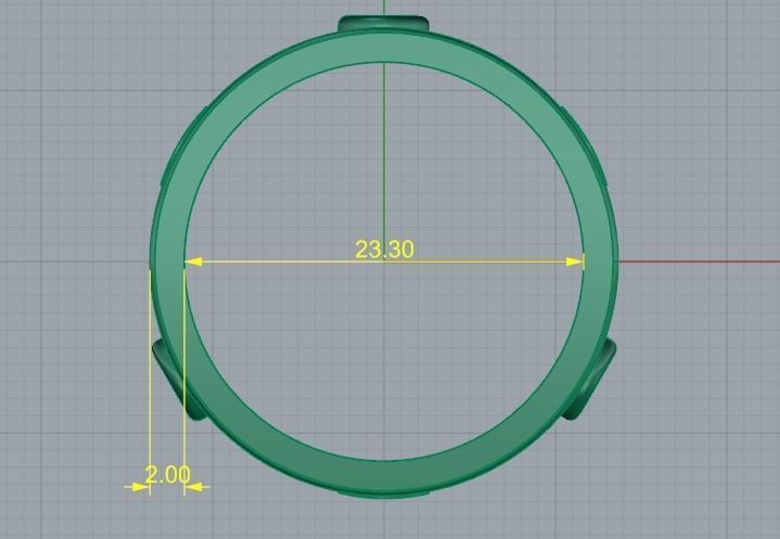 Ring bolt Model 3884 3D print model_5