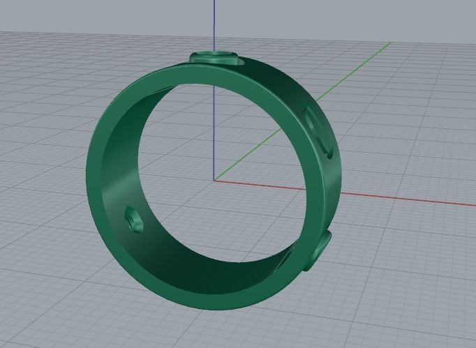 Ring bolt Model 3884 3D print model_3