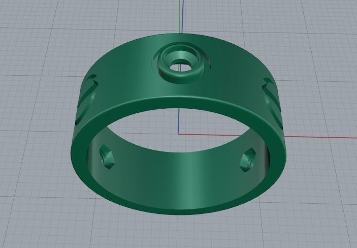 Ring bolt Model 3884 3D print model_2