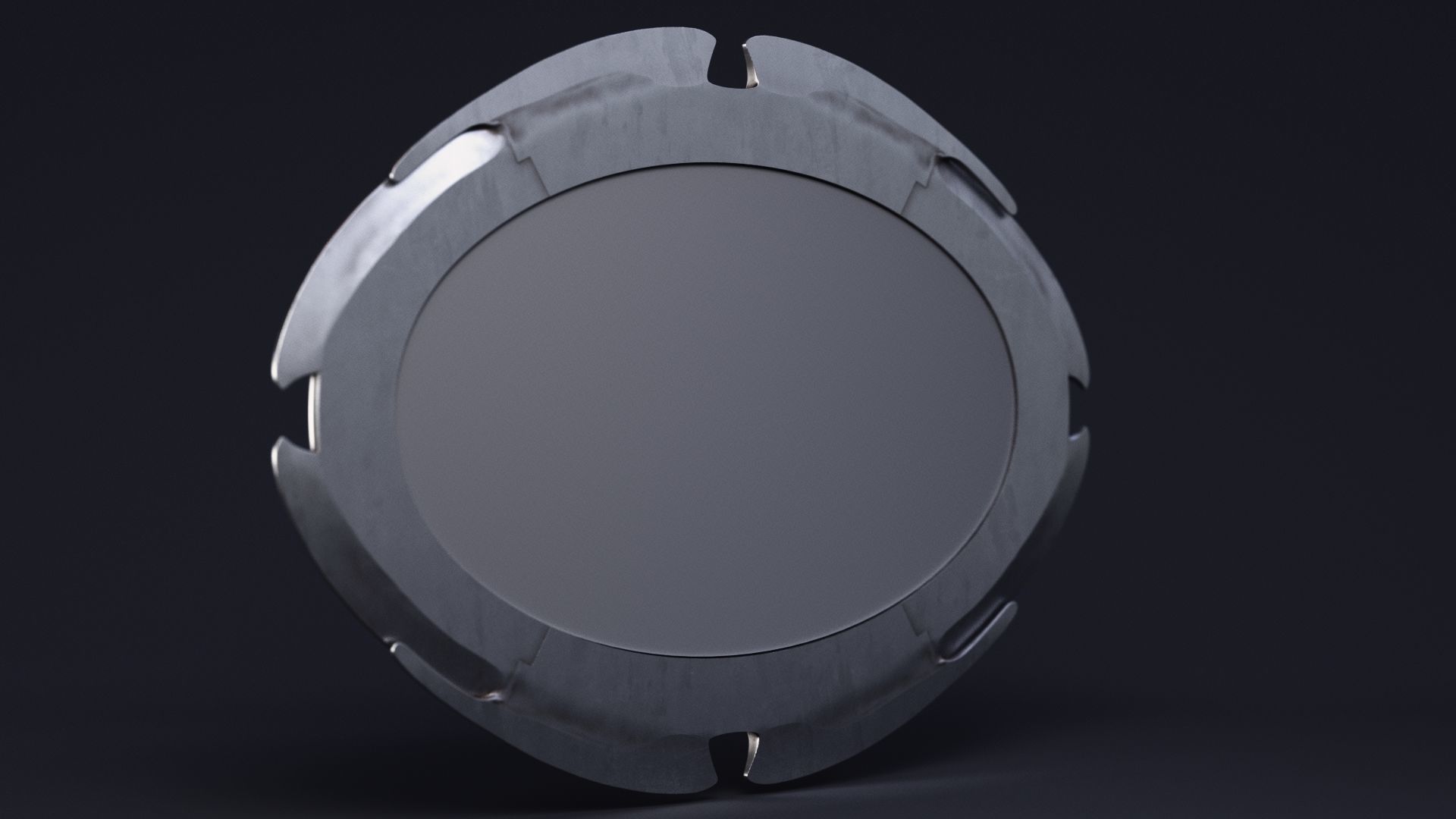 H R Giger Oval Mirror Printable 3D Model 3D print model_28