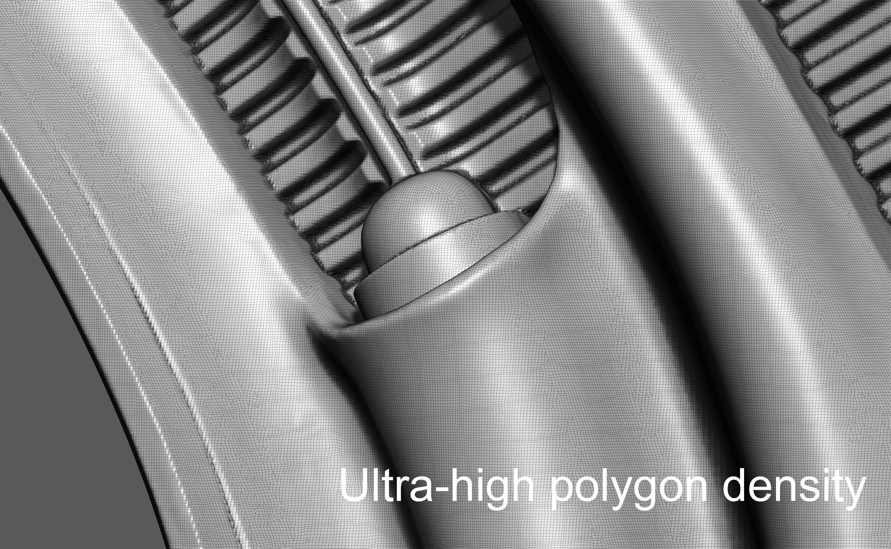 H R Giger Oval Mirror Printable 3D Model 3D print model_10