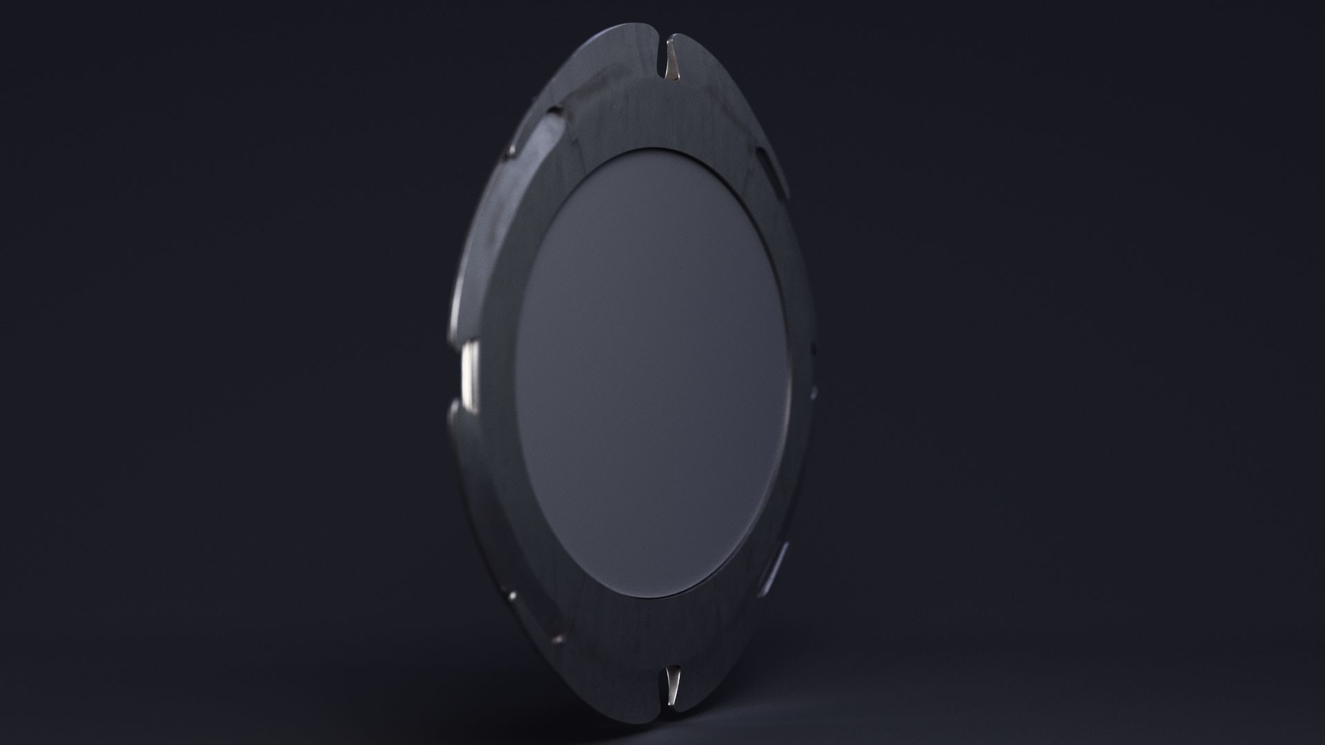H R Giger Oval Mirror Printable 3D Model 3D print model_29