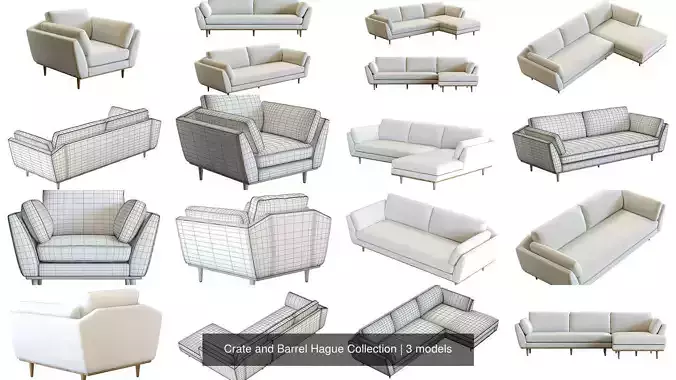 Crate and Barrel Hague Collection