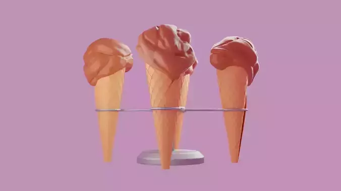 Ice Cream with Stand