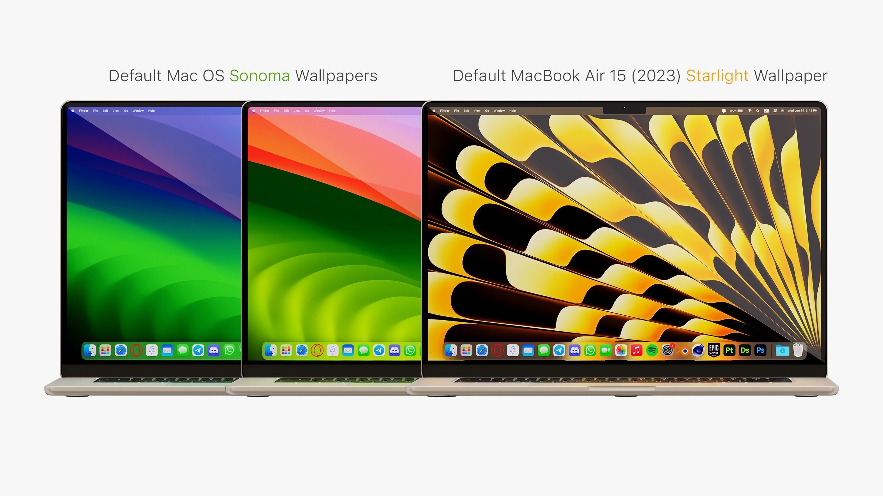 Apple MacBook Air 15 inch Collection 2023 With Magic Mouse 3D model_8