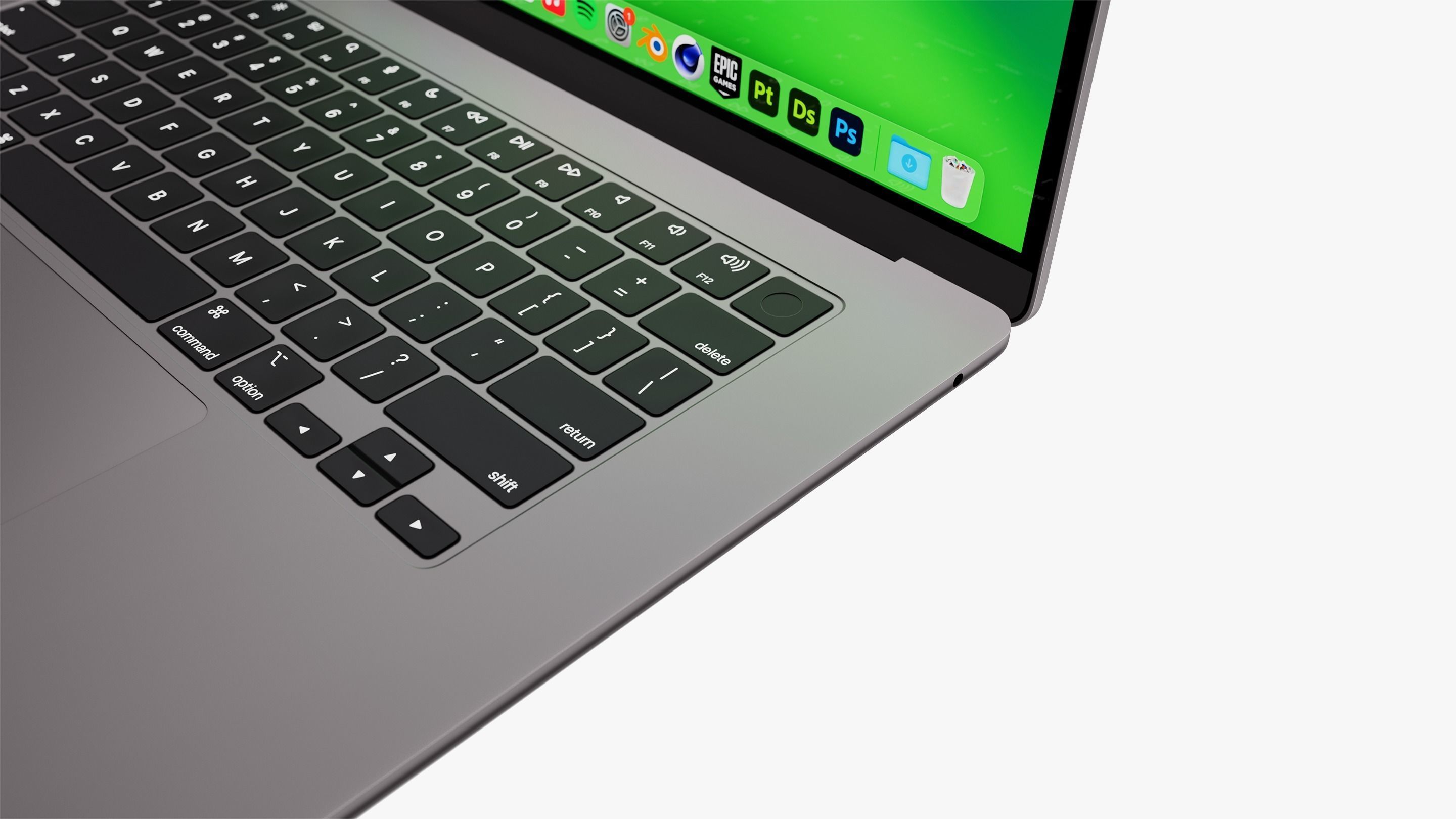 Apple MacBook Air 15 inch Collection 2023 With Magic Mouse 3D model_47