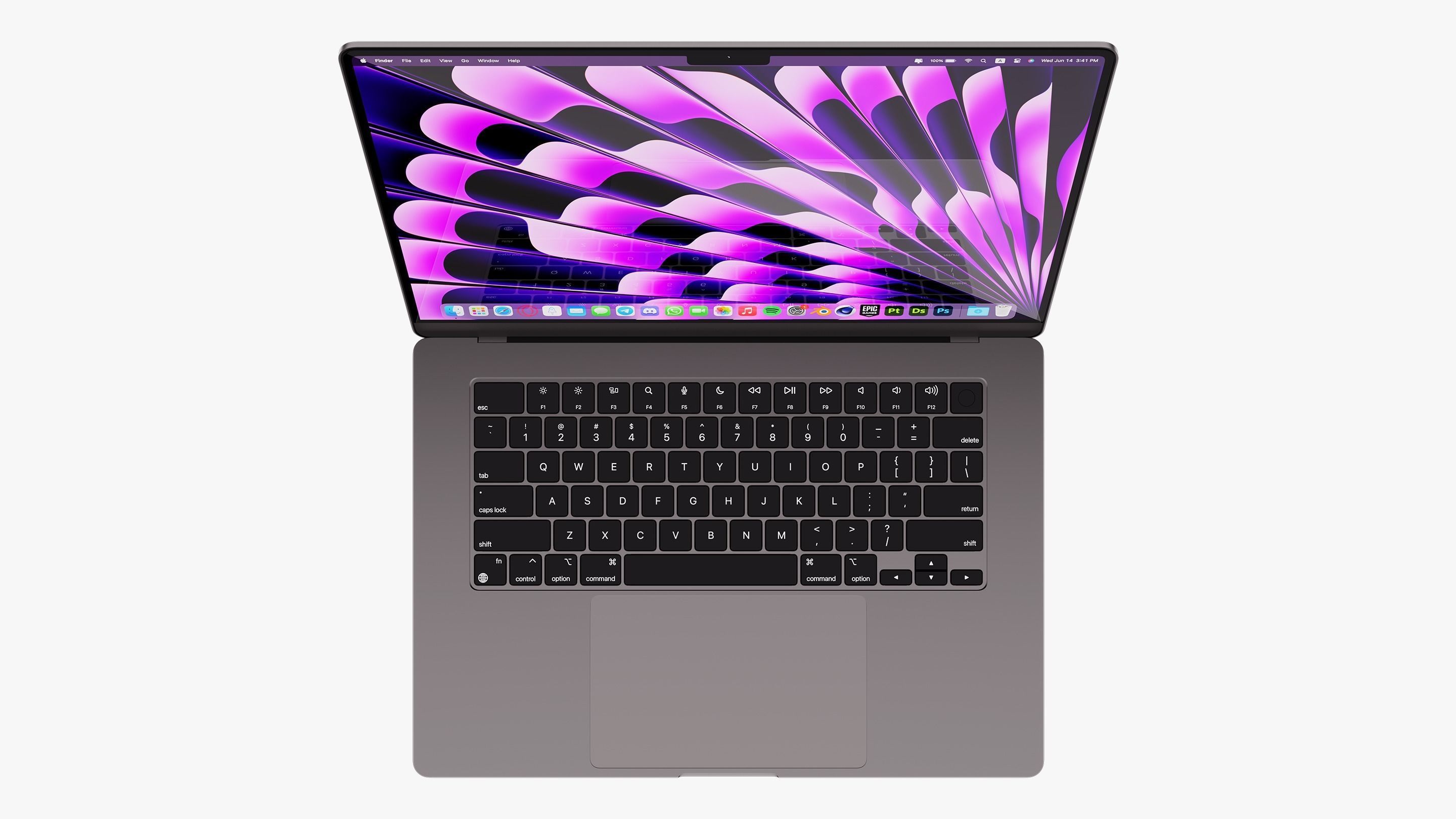 Apple MacBook Air 15 inch Collection 2023 With Magic Mouse 3D model_15