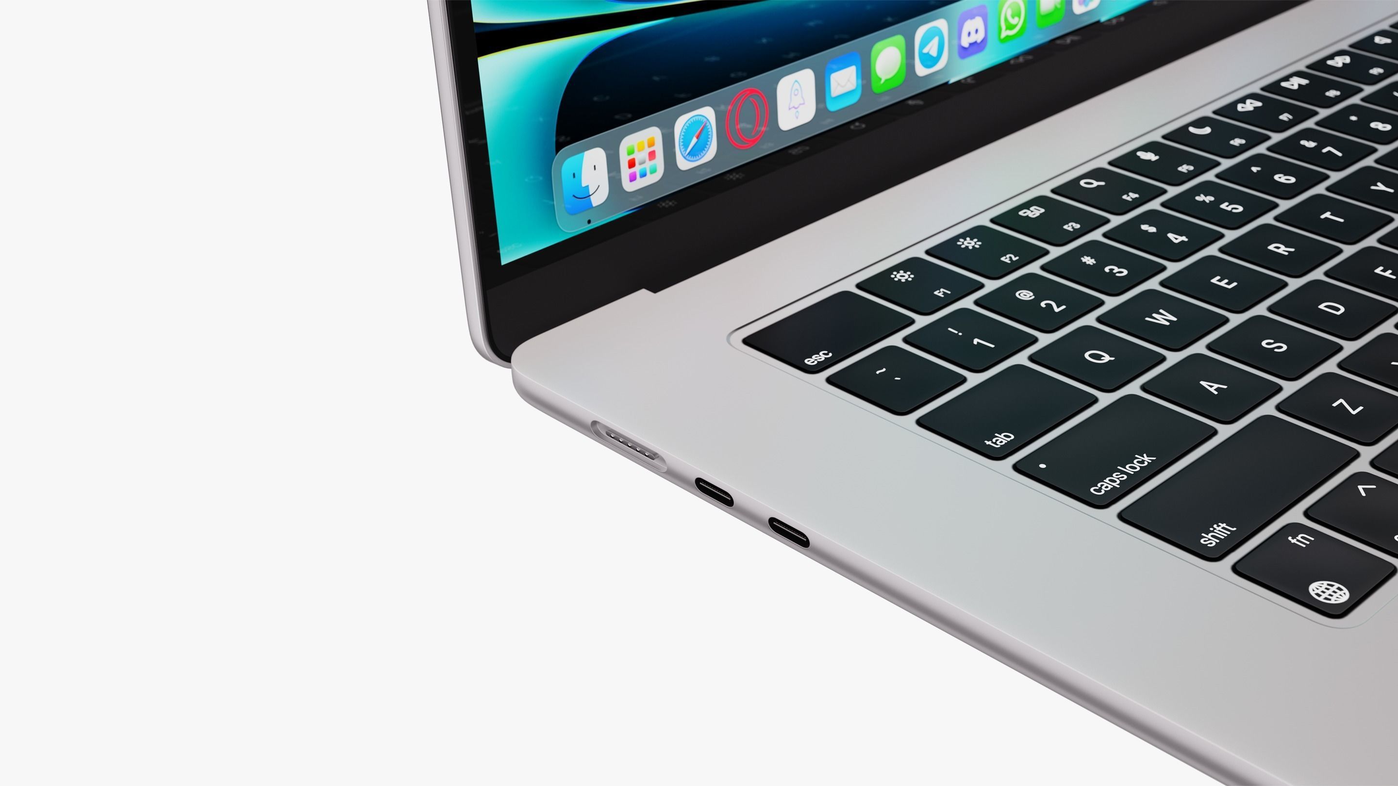 Apple MacBook Air 15 inch Collection 2023 With Magic Mouse 3D model_32