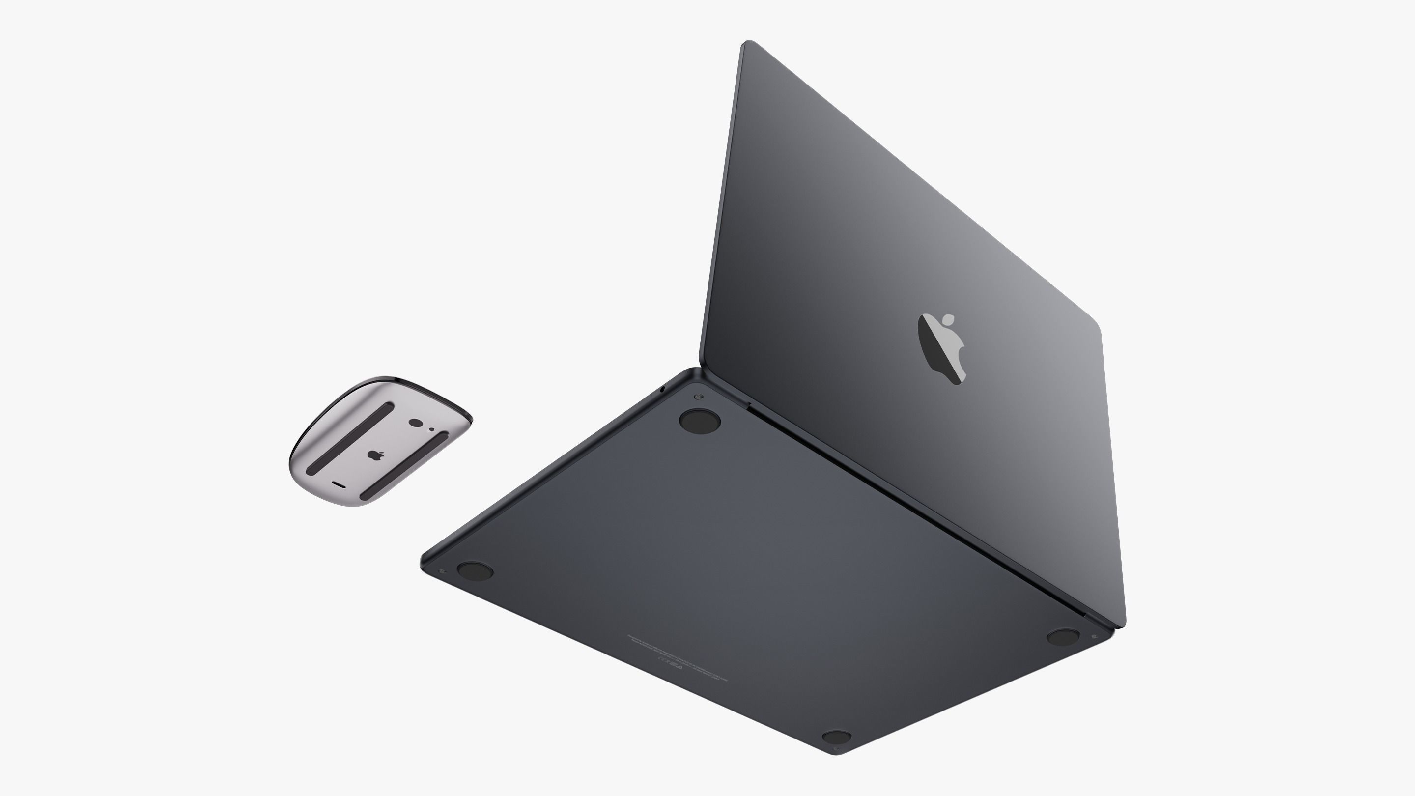 Apple MacBook Air 15 inch Collection 2023 With Magic Mouse 3D model_17