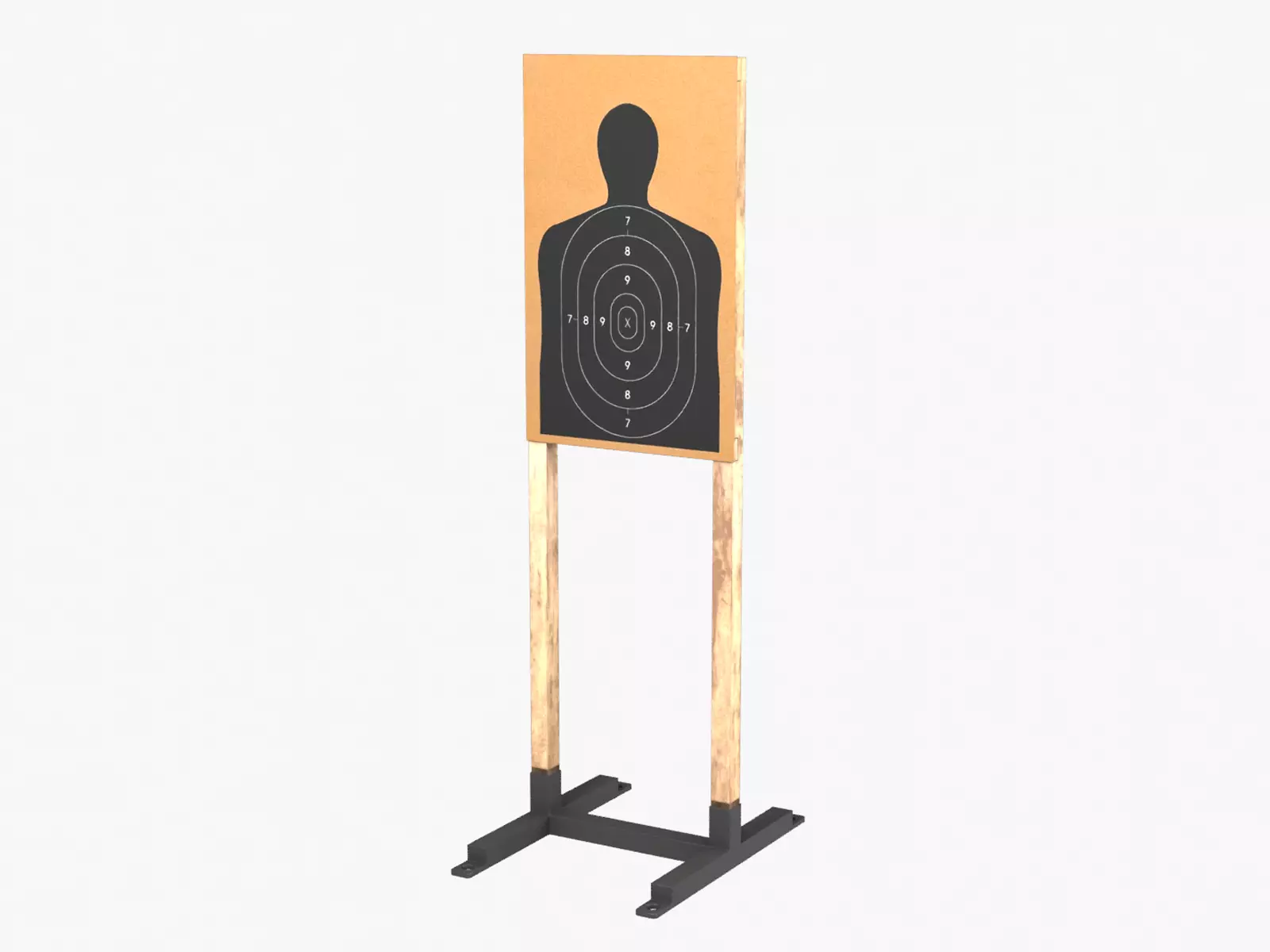 Firing Target Low-poly 3D model
