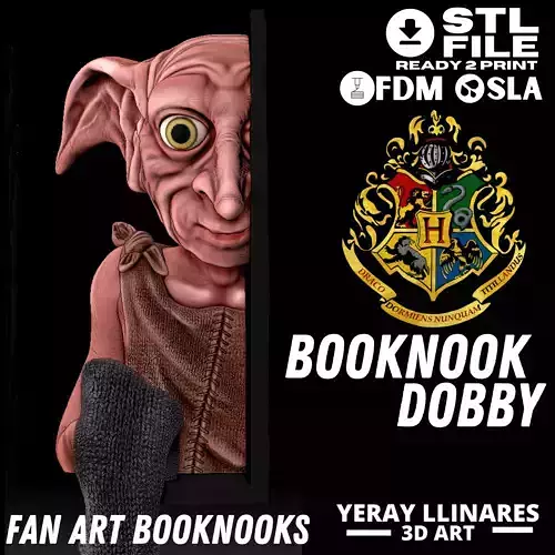 BOOK NOOK DOBBY DE HARRY POTTER UNIVERSE