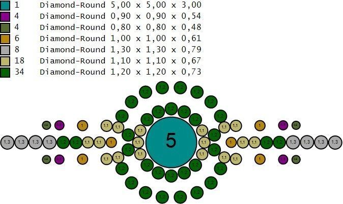 Woman Solitaire Ring 1053 3D print model_9