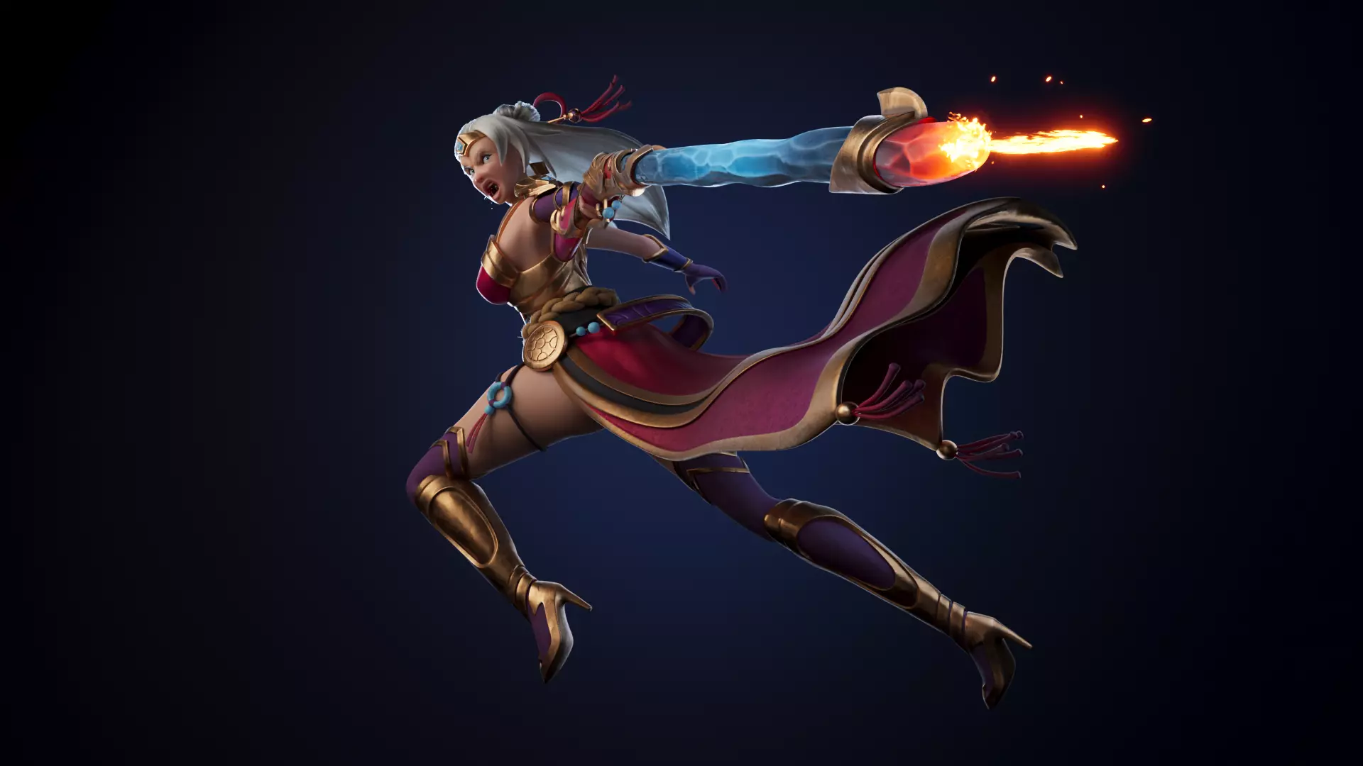 Lian - Paladins VFX character 3D model_0