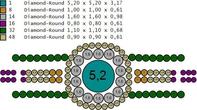 Woman Solitaire Ring 1044 3D print model_7
