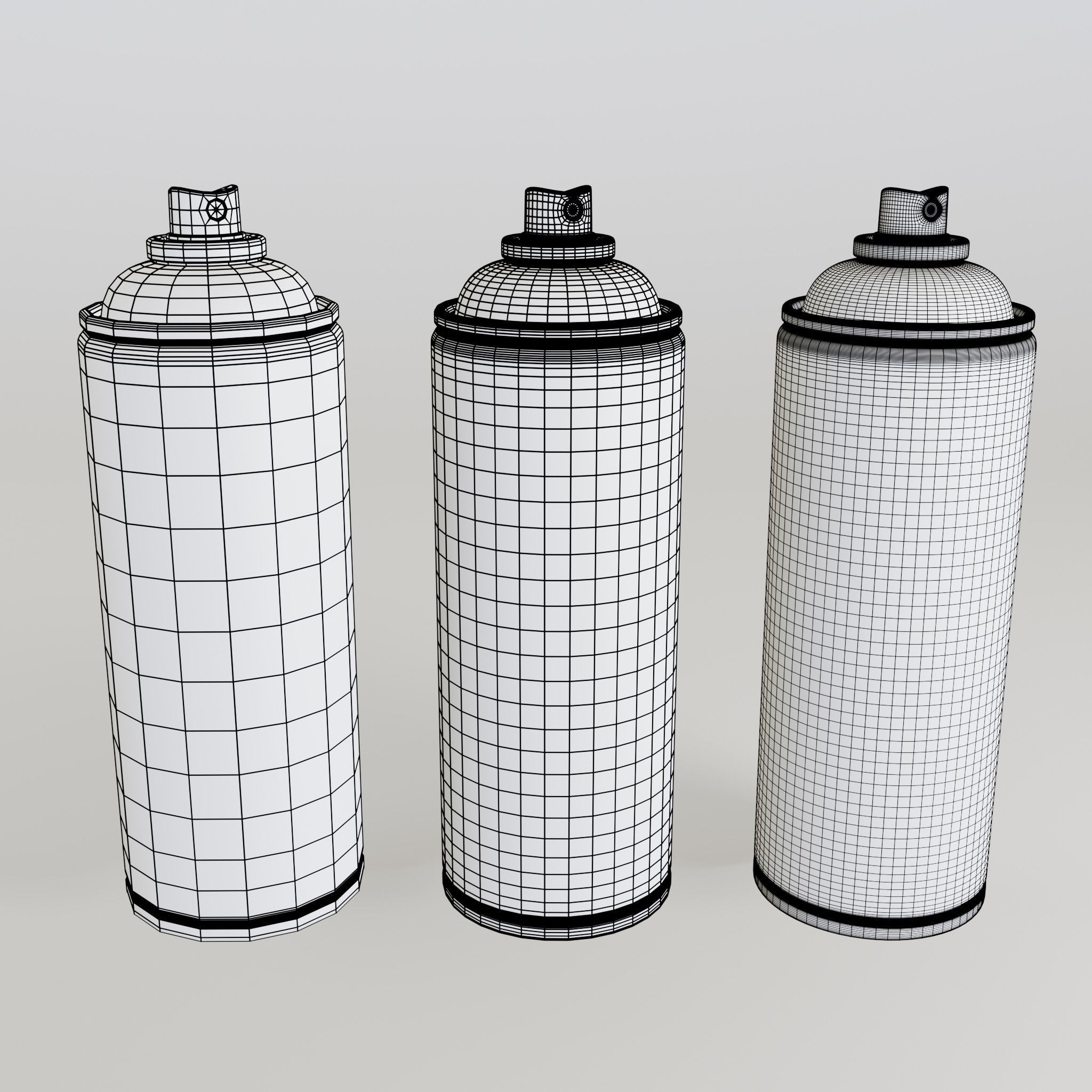 Spray Can 3D model_7