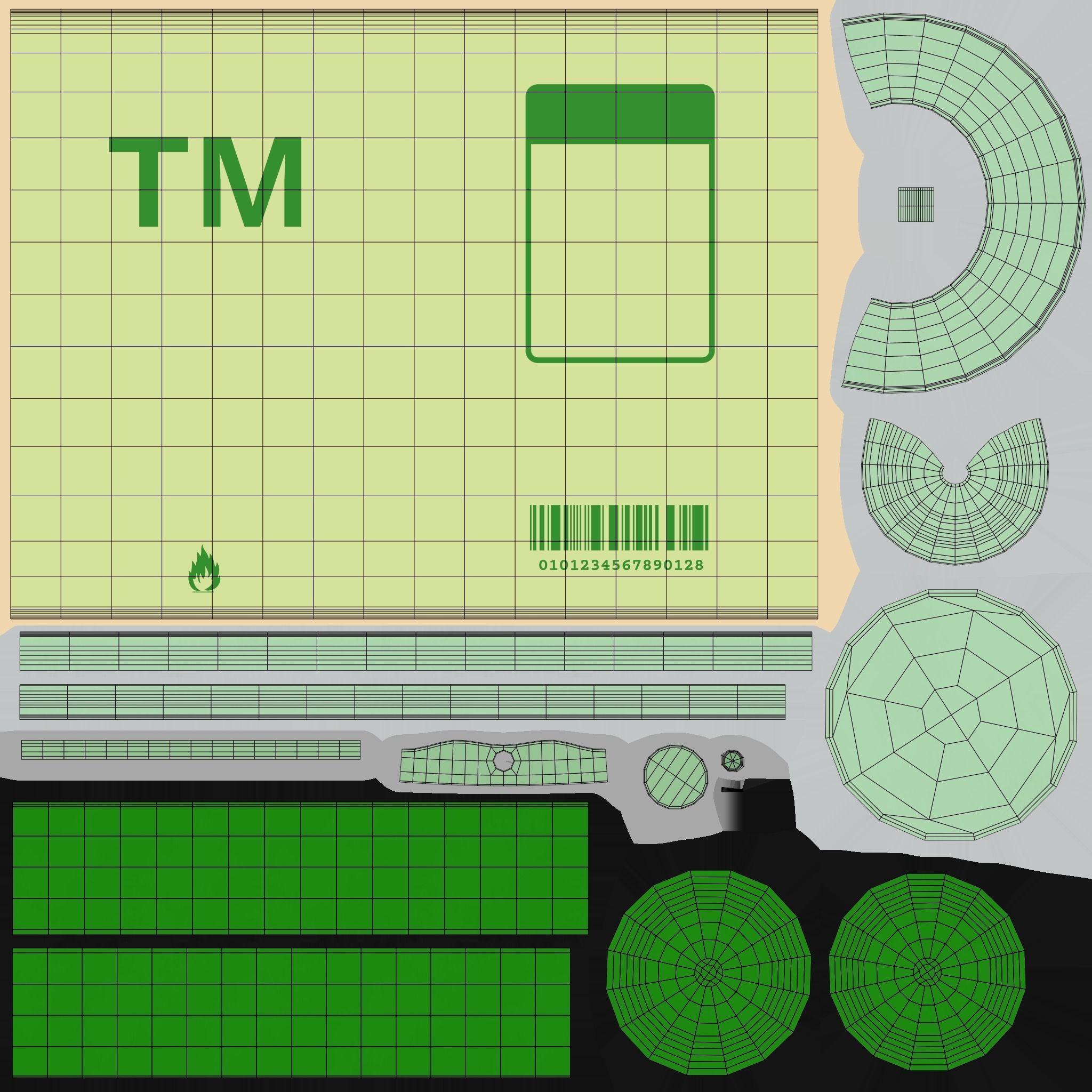 Spray Can 3D model_10