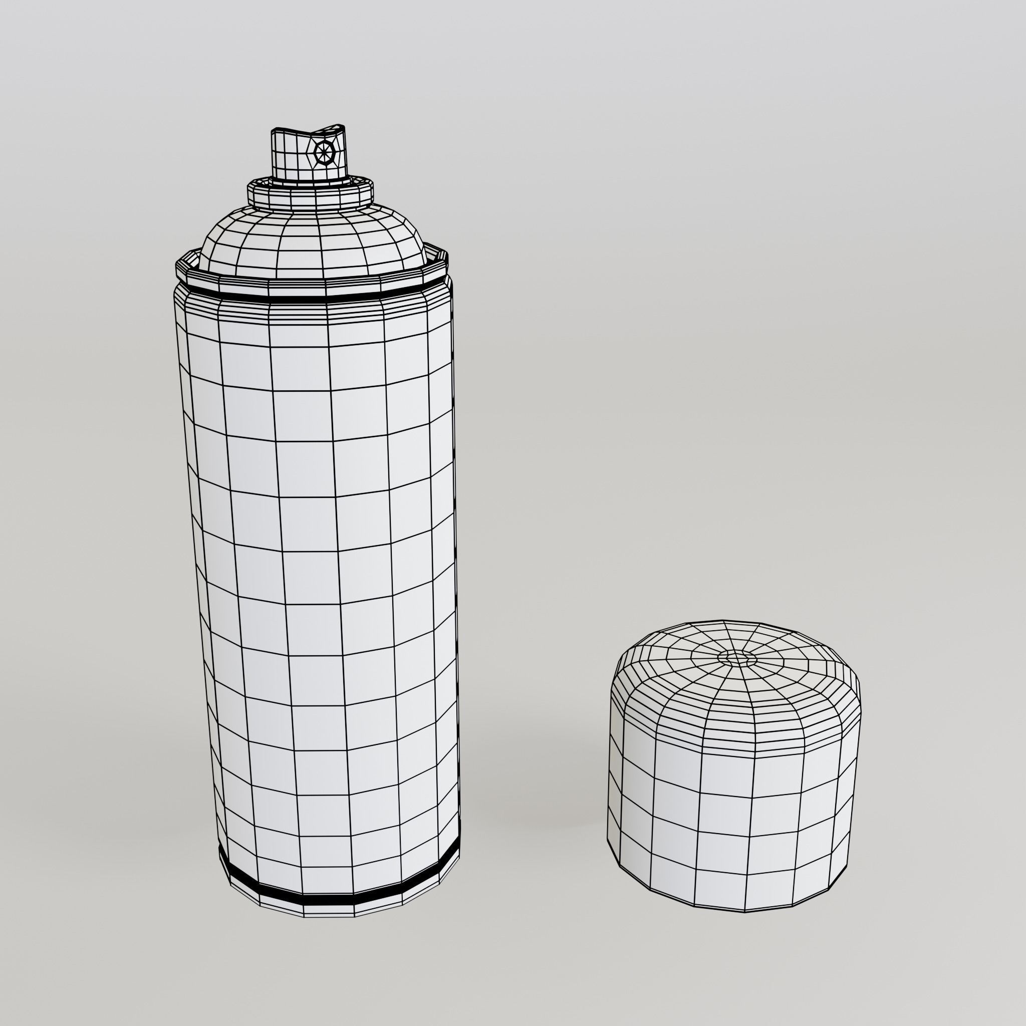 Spray Can 3D model_6