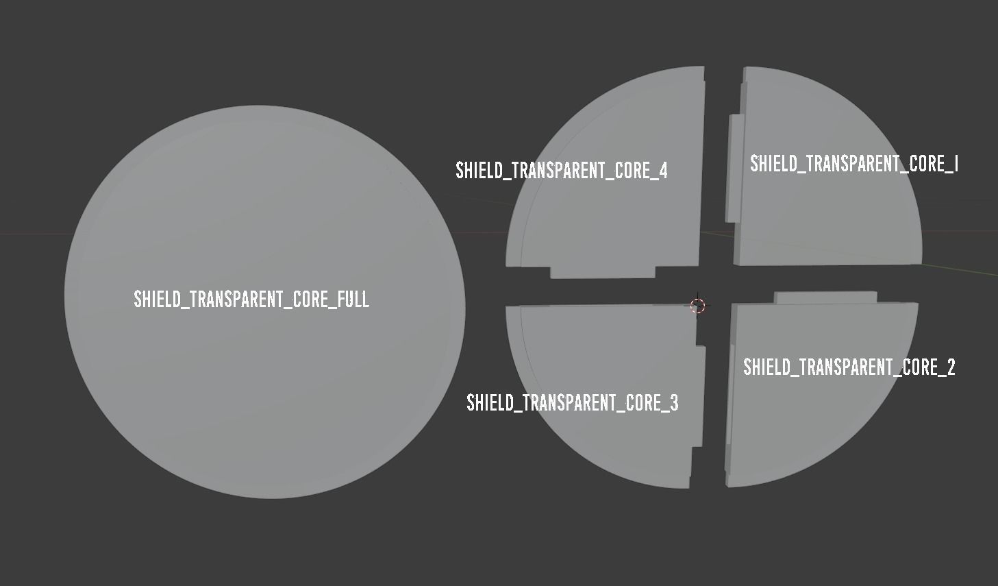 Genshin Impact - Candace shield - led strips support 3D print model_18