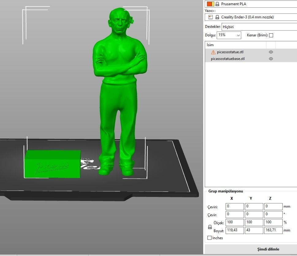 Pablo Picasso 3D print model_15