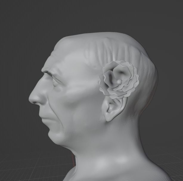 Pablo Picasso 3D print model_11