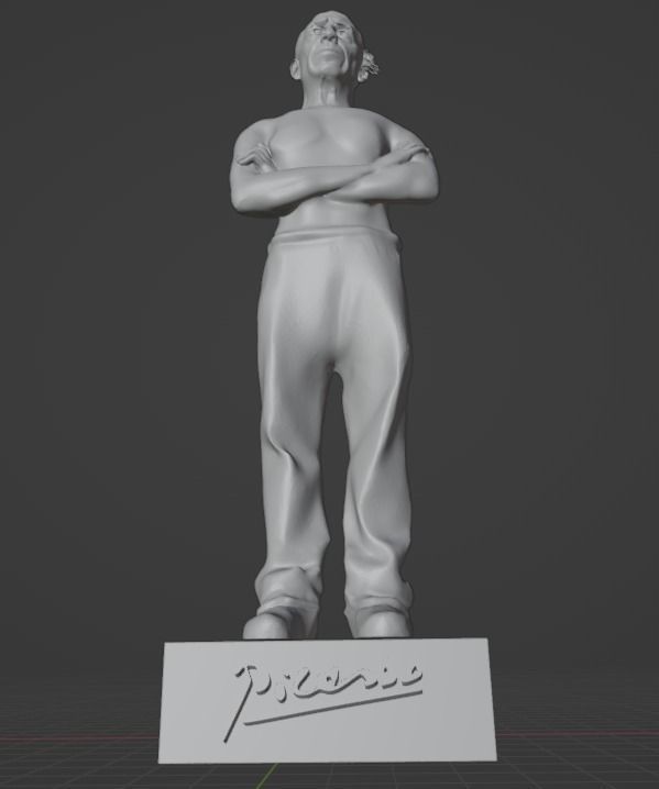Pablo Picasso 3D print model_8
