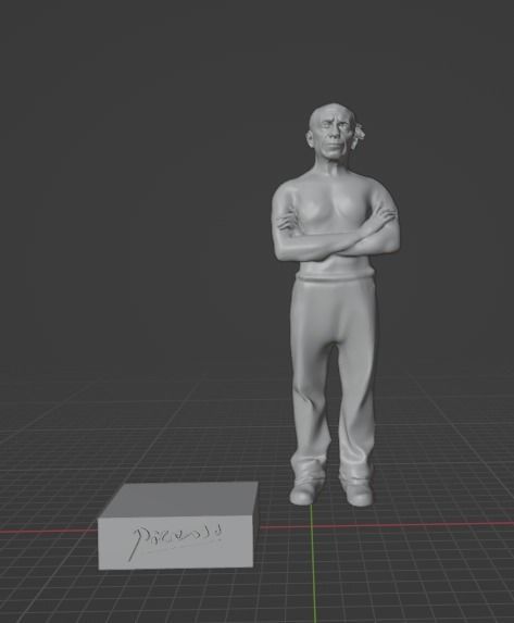 Pablo Picasso 3D print model_1