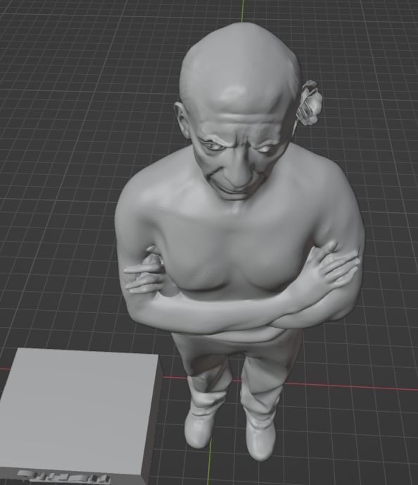 Pablo Picasso 3D print model_24