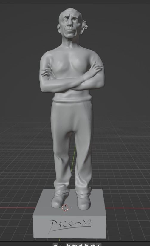 Pablo Picasso 3D print model_25