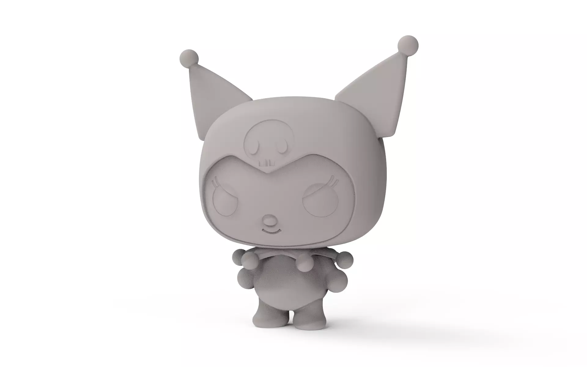 Kuromi 3D print model_0