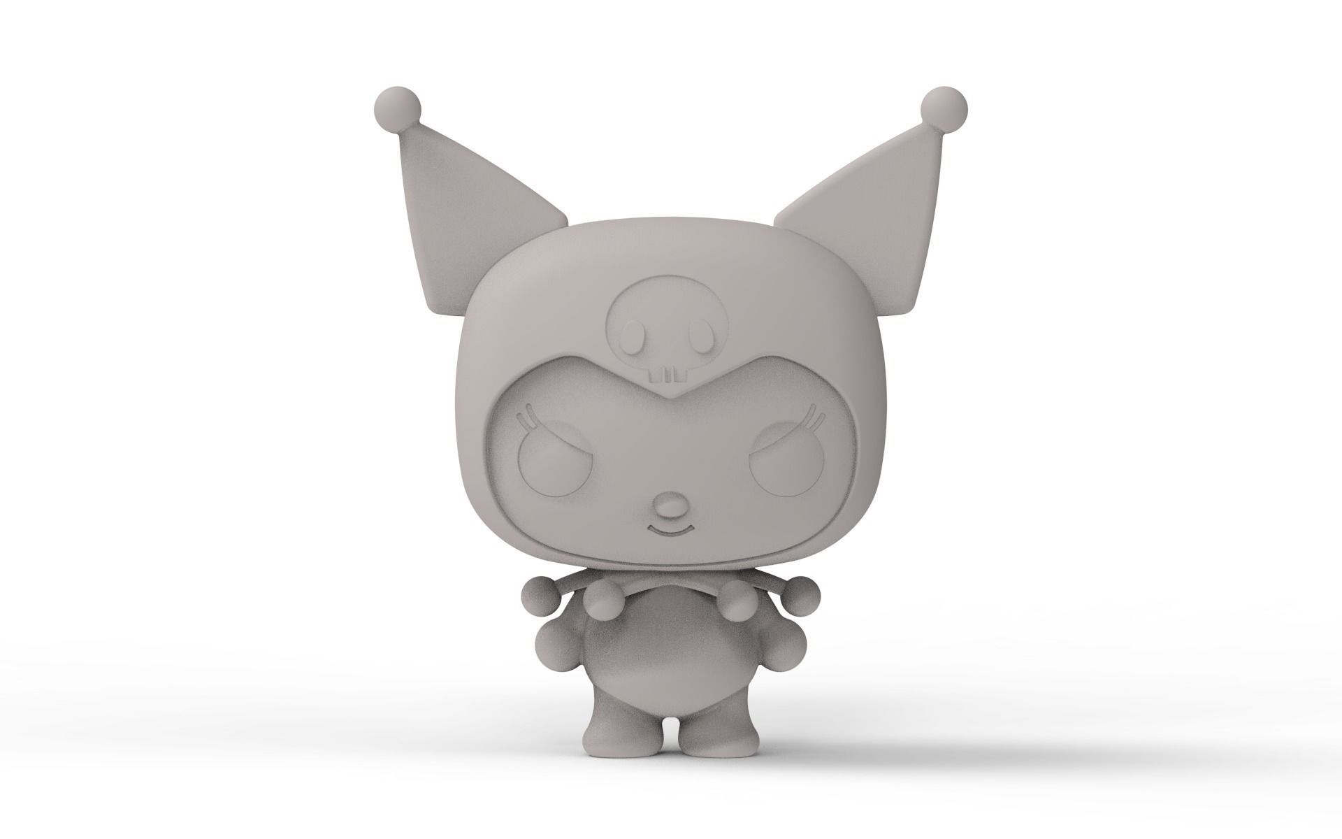 Kuromi 3D print model_3