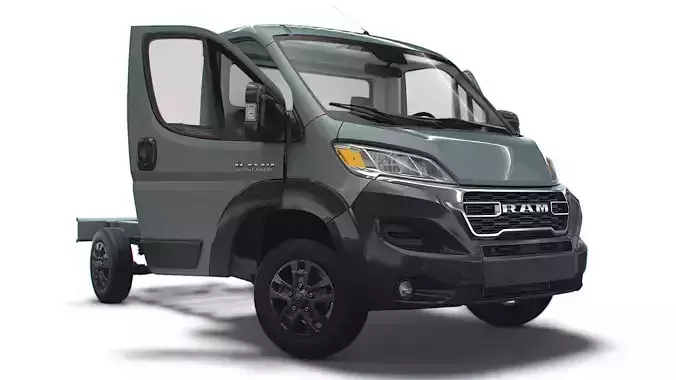 RAM Promaster Chassis Truck SCab 3450WB HQInterior 2023