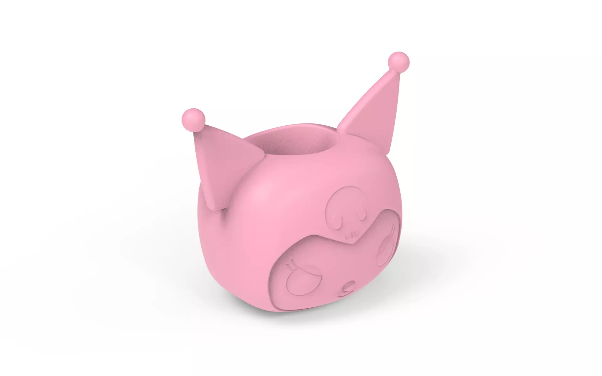 Kuromi pen holder 3D print model
