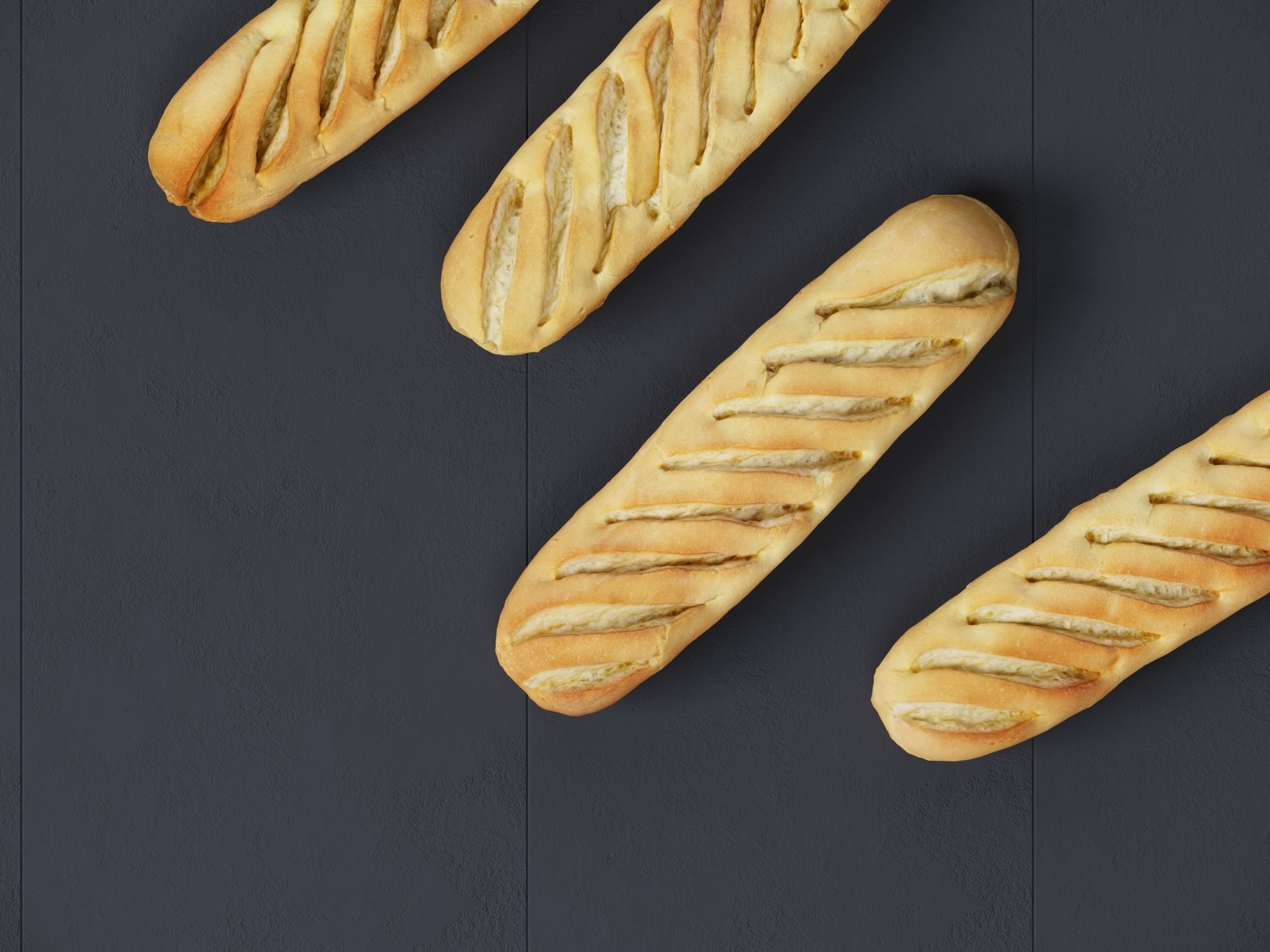 Soft Baguettes 3D model_4