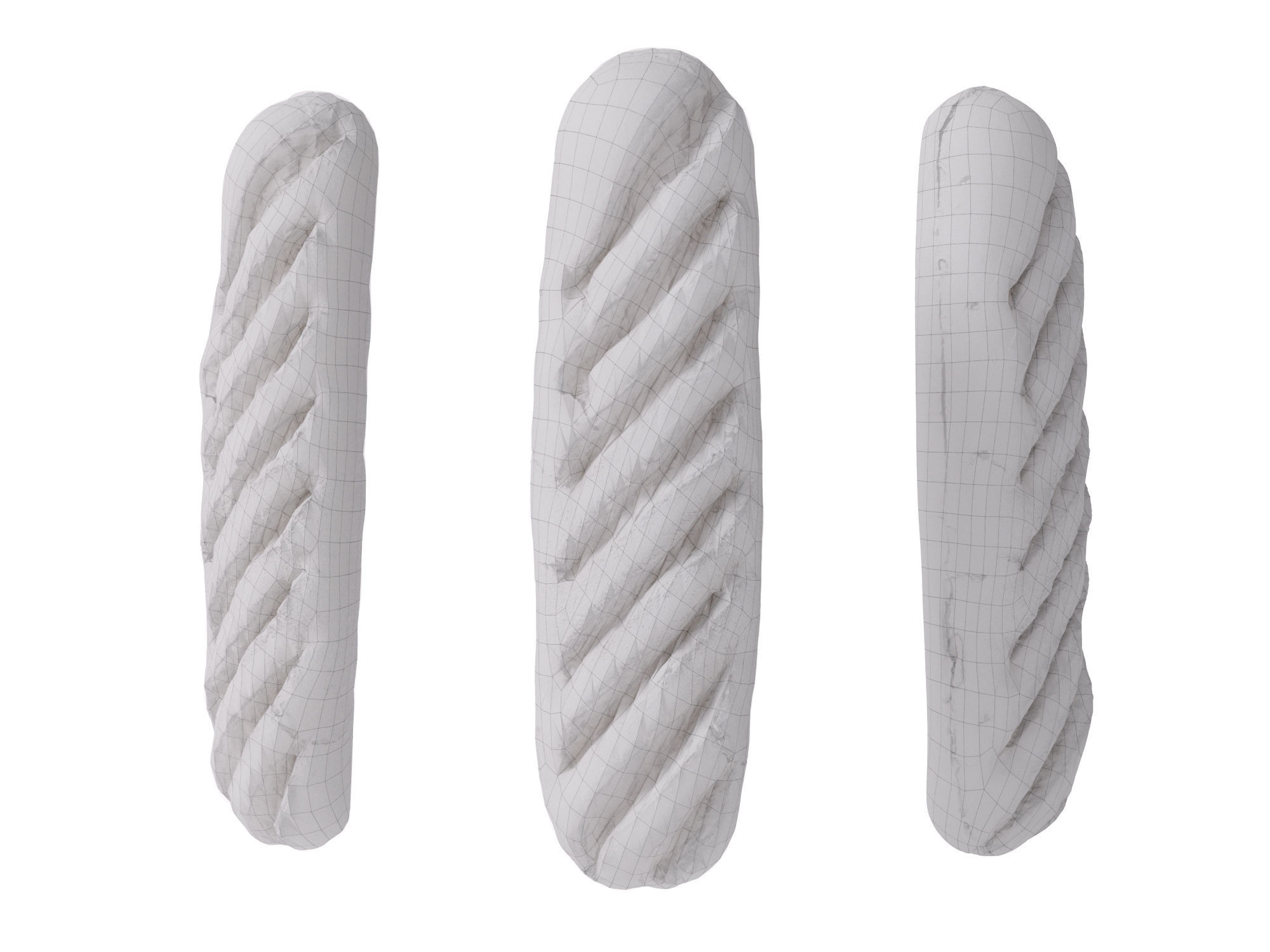 Soft Baguettes 3D model_8