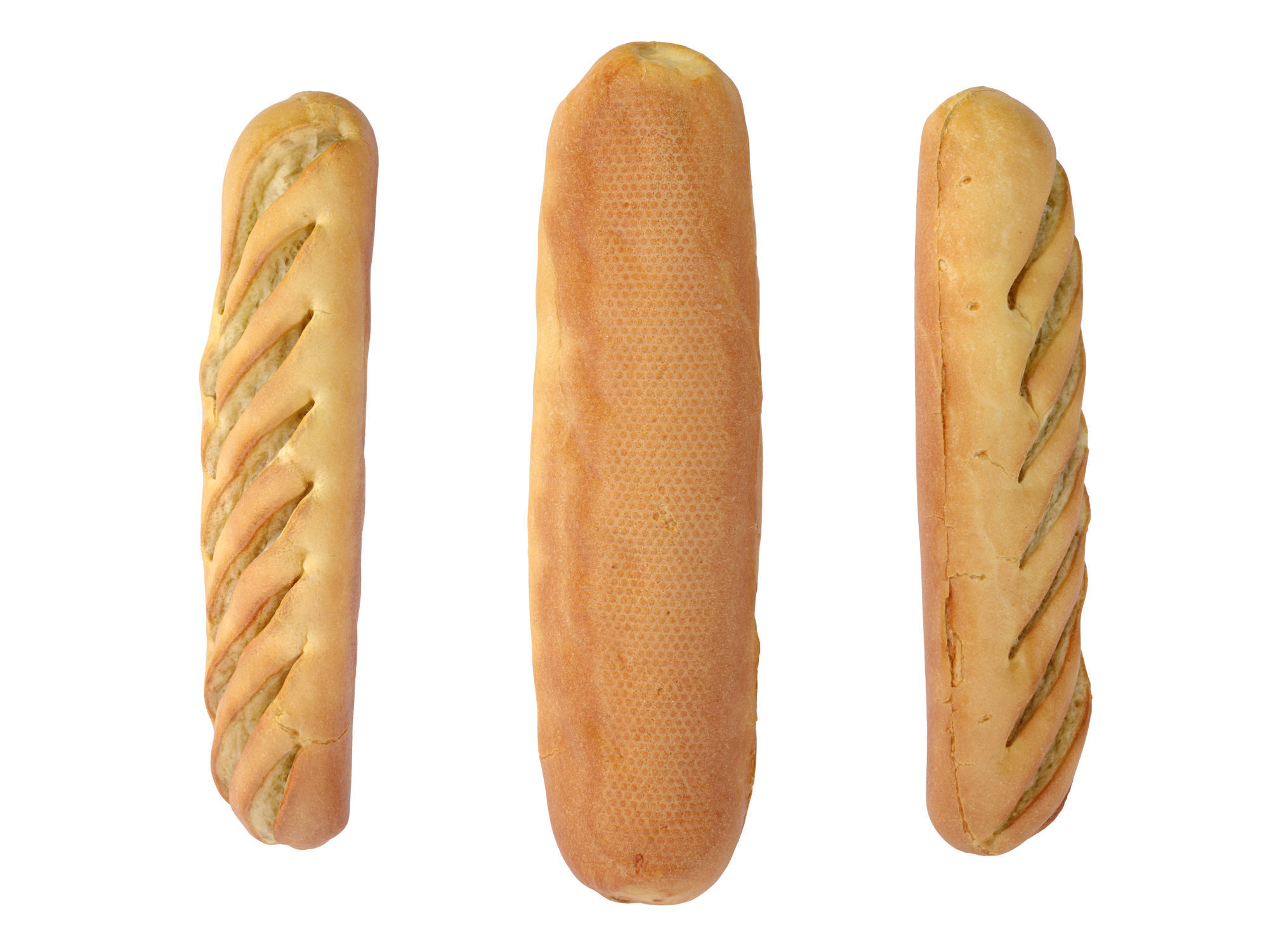Soft Baguettes 3D model_6