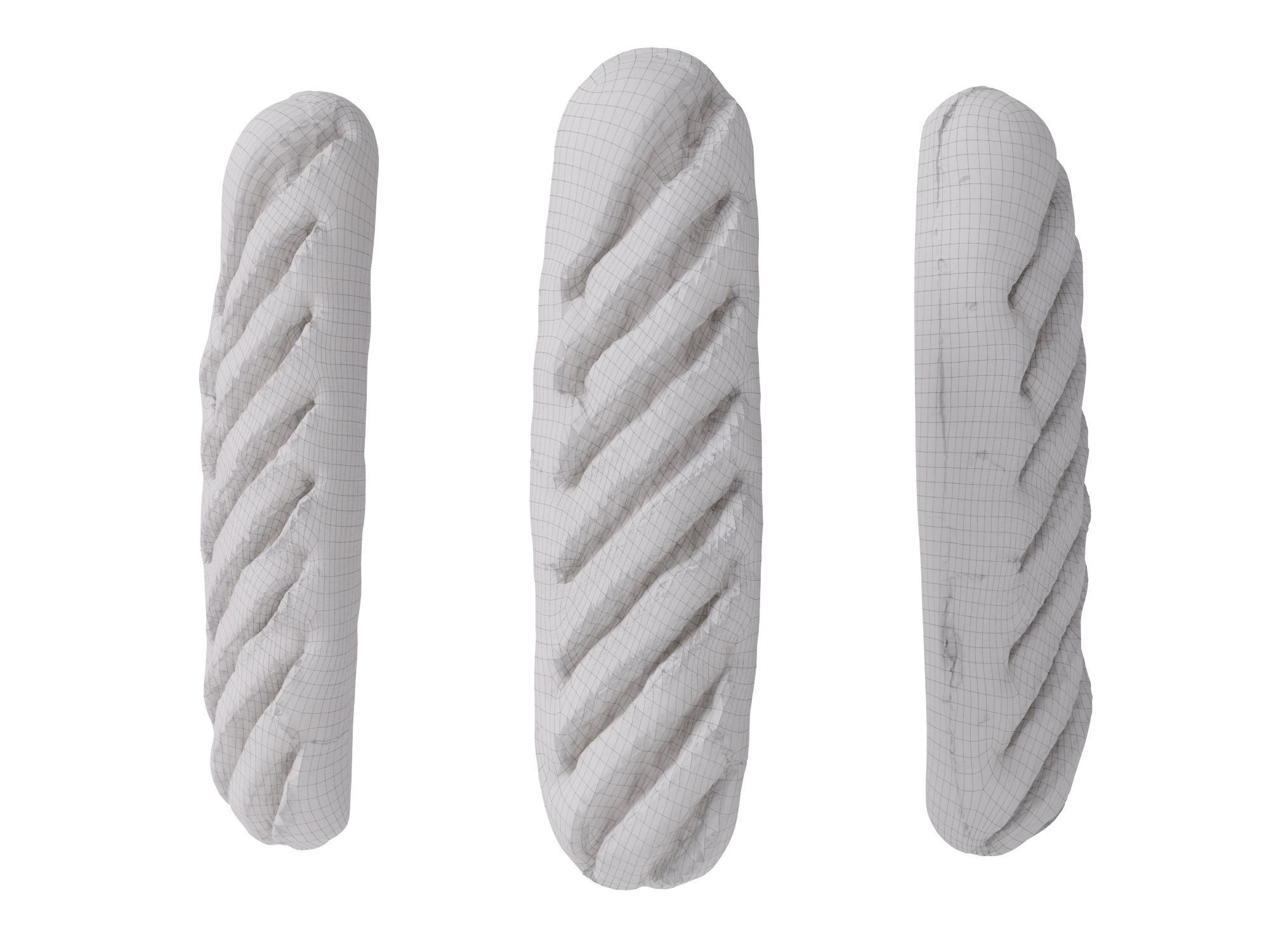 Soft Baguettes 3D model_9