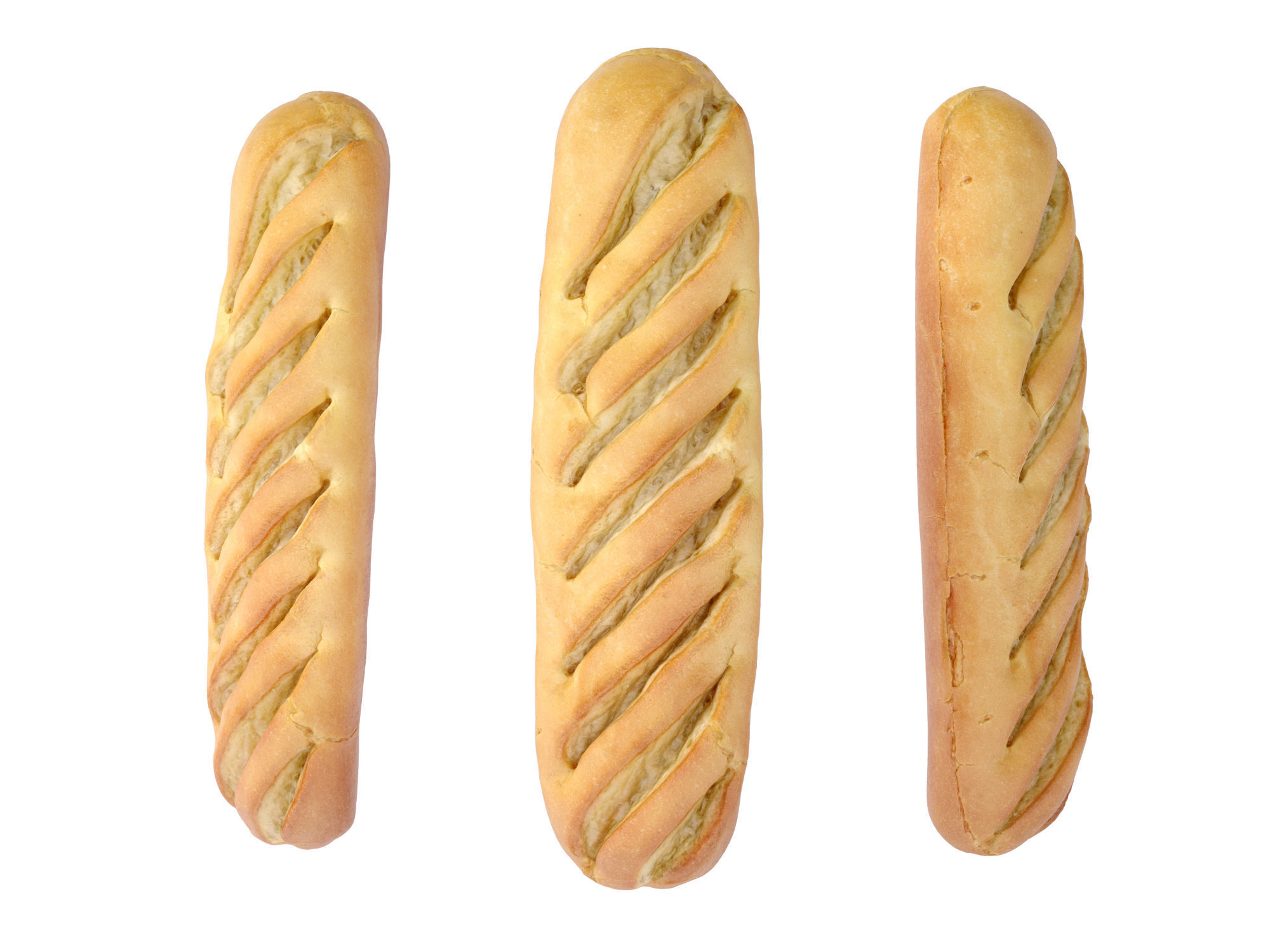 Soft Baguettes 3D model_7