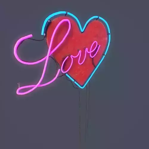 Love neon sign v2