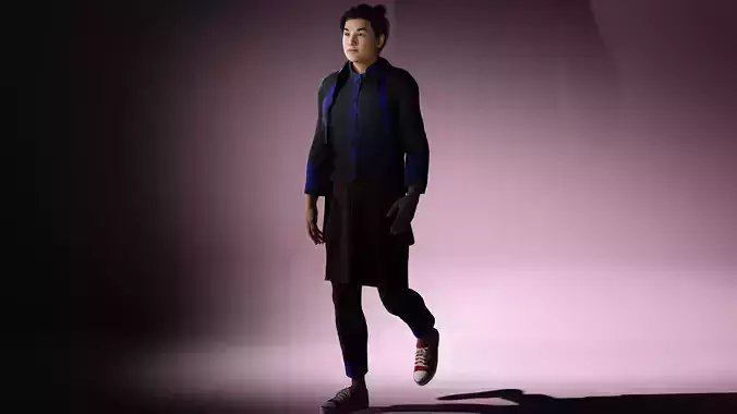 Nraug Hmong suit 3D model